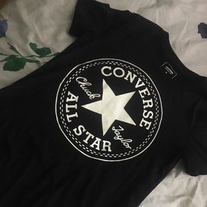 Black Converse Tee